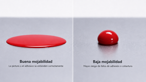 Comparativa de tension superficial