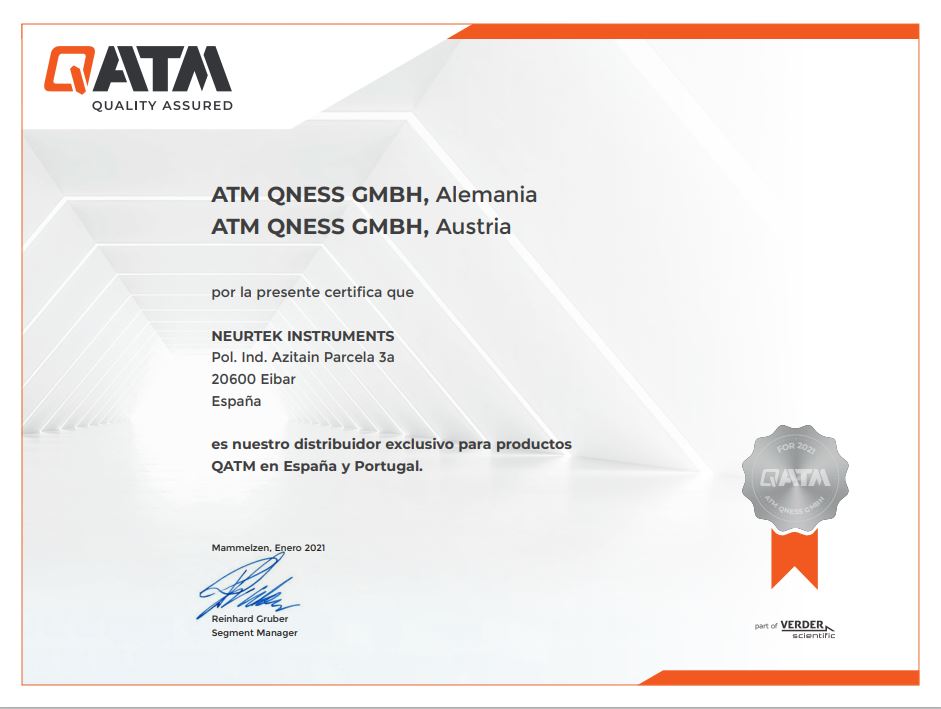 Certificado QATM Neurtek