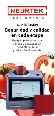 catalogo general de NEURTEK para el sector alimenticio
