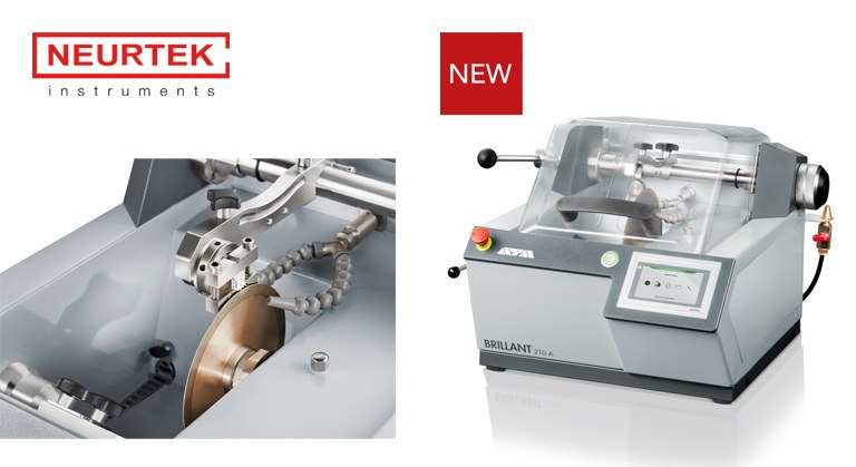 Brillant 210 A, nueva cortadora metalográfica flexible y  precisa.