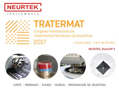 NEURTEK apoya la investigación de superficies con stand en TRATERMAT