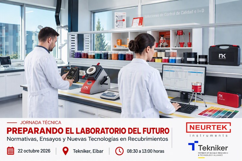 NEURTEK organiza la jornada técnica "Preparando el Laboratorio del Futuro" para profesionales de pinturas y recubrimientos