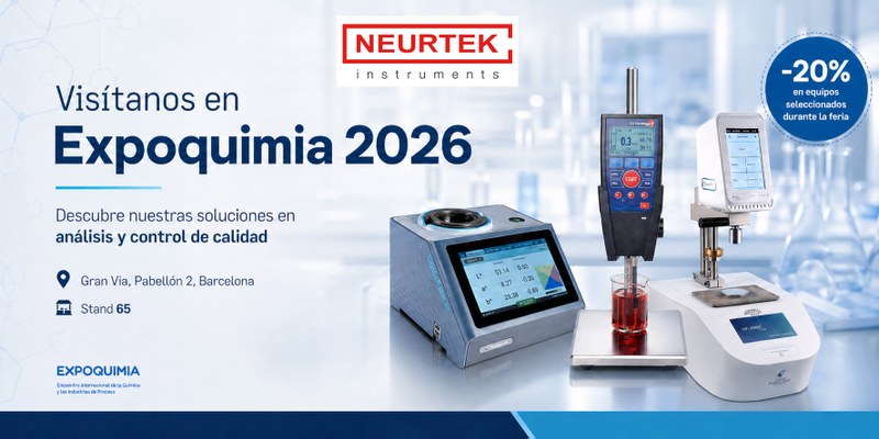 NEURTEK presenta en Expoquimia 2026 sus últimas soluciones en control de calidad industrial