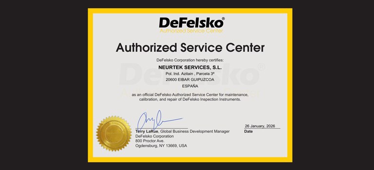 NEURTEK SERVICES, Centro Autorizado de Servicio DeFelsko en España