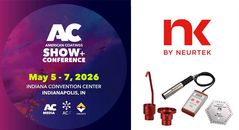 NK by Neurtek debuta en el American Coatings Show con su gama de equipos para control de calidad en pintura y recubrimientos