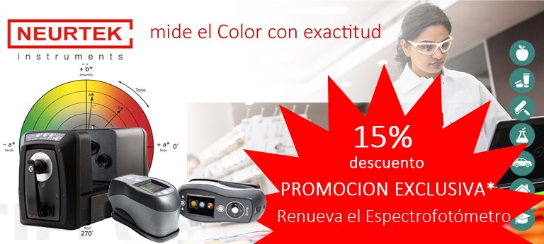Renueva tu Espectrofotómetro y mide el Color con precisión