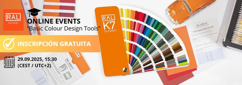 Seminario Online sobre RAL y las herramientas básicas de diseño de color