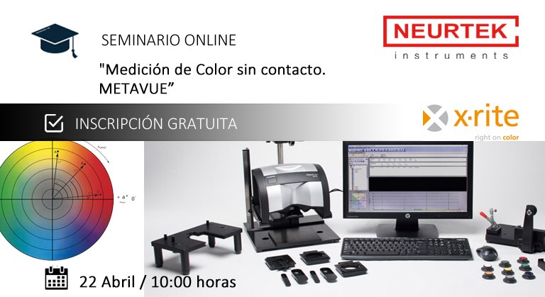 Webinar Gratuito. Medición de COLOR sin contacto.
