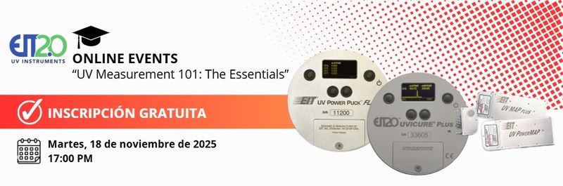 Webinar gratuito: "Medición de rayos UV 101: lo esencial"
