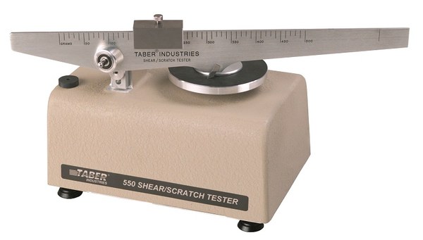 Medidor de rayado / cizallamiento Taber 550 y 551
