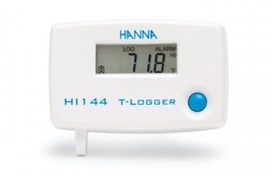 Registrador Temperatura con pantalla, sonda interna y conexión USB