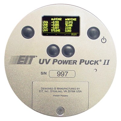 Radiómetro Uvicure II y Power Puck II